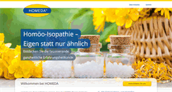 Desktop Screenshot of homeda.de