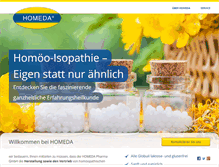 Tablet Screenshot of homeda.de